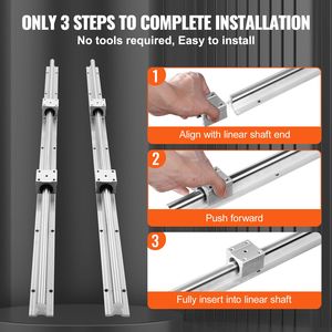 Set di Guide Lineari SBR16 da 1000mm con 2 Guide e 4 Blocchi Scorrevoli per Macchine CNC - Product Image 6
