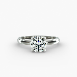 Premium Quality 925 Sterling <b>Silver</b> Round Brilliant Cut Moissanite <b>Solitaire</b> <b>Ring</b> Classic Wedding Engagement Fine Jewelry - Product Image 5
