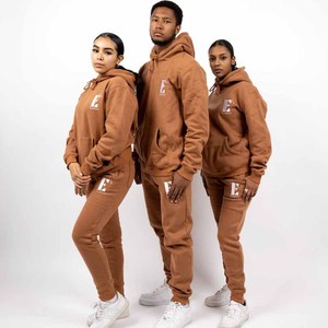 Customized Logo Printing Breathable Winter Hooded Fleece Tracksuits for Training & Jogging-Best Selling - Product Image 3
