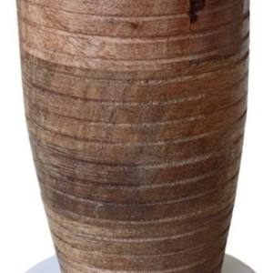 Brûleur d'encens en bois nervuré en gros, encensoir de luxe en bois de manguier avec base en marbre, décoration moderne pour la maison et le bureau - Product Image 5