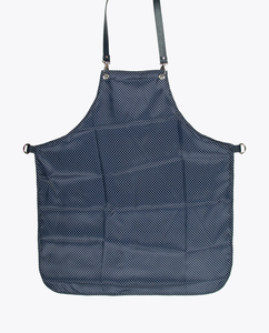 Delantal de trabajo impermeable de mezclilla resistente personalizado para salón, nuevo diseño, sin mangas, para barbero, peluquero y estilista - Product Image 2