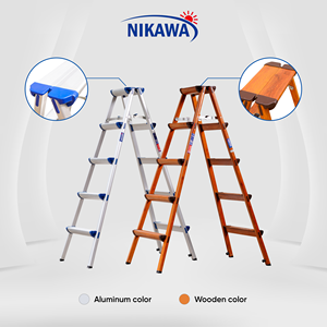 Escaleras Plegables de Aluminio 6063 en Forma de A, Diseño Tradicional, 1 Año de Garantía, Uso Doméstico, Portátiles y Ligeras, al Mejor Precio - Product Image 1