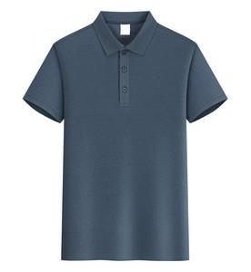 T-shirt à col pour homme en coton, coupe classique, décontracté et élégant, pour le marché américain (vente en gros) - Product Image 1