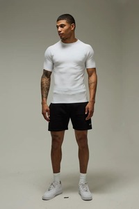 mens compression shirt long sleeve athletic gym fitness wear <b>tight</b> fit breathable quick dry stretch sports training - Product Image 6