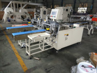Machine d'emballage automatique électrique personnalisable à double tête pour mouchoirs en papier, multi-sacs, avec film plastique CE
