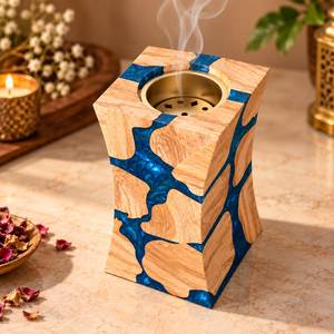 Brûleur à Bakhoor en Bois Religieux en Gros, Encens Oud Arabe Premium pour la Maison, Accessoires de Parfum, Fournisseurs de Cadeaux Faits à la Main - Product Image 1