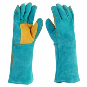 Gants de sécurité en cuir de vachette pleine fleur, texture lisse, protection individuelle, résistants à l'abrasion et aux flammes, pour le soudage - Product Image 1