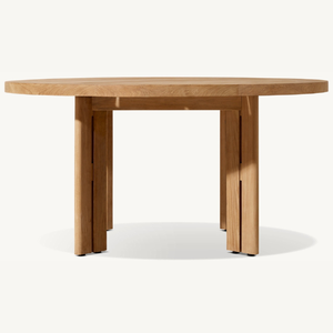 Simple Modern Style Dining <b>Table</b> Suitable for Restaurants <b>Outdoor</b> Themed Eateries Made Strong Natural Teak Wood Solid Wood - Product Image 1