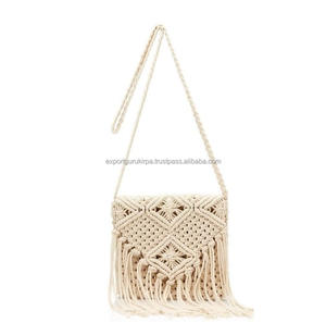 Diseñador de estilo bohemio indio para mujer, gran capacidad, hecho a mano, mensajero, compras de noche, bolso de mano, estilo bohemio con cuentas, venta al por mayor - Product Image 1