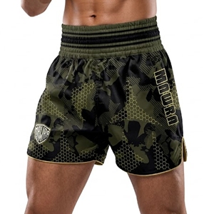Professional MAWRA <b>Tactical</b> Camo Muay Thai <b>Shorts</b> Honeycomb Print Kickboxing MMA Trunks Custom Sublimation Front 100% Polyester - Product Image 1