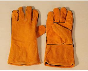 Guantes de Soldadura de Cuero Vacuno Resistentes al Desgaste, con Protección de Aislamiento Térmico - Product Image 6