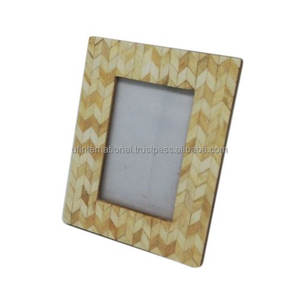 Cadres photo en incrustation d'os de qualité supérieure image décorative en bois pour la table et le mur pour la taille personnalisée et le prix bon marché - Product Image 2