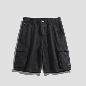 Shorts de sport décontractés pour hommes, en maille unie, taille mi-haute, extensibles et élastiques, pour la gym et la plage, qualité supérieure ODM - Product Image 5