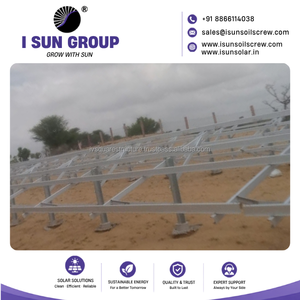 Agricultural Solar Farm Hot <b>Dip</b> Galvanized Steel Ground Mounting Structure for Photovoltaic Solar Panels - Product Image 3