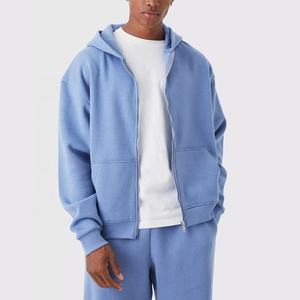 Sudadera con Capucha de Invierno de Lujo para Hombre, Corte Regular, con Cremallera, de Poliéster/Nailon, Estilo Urbano Personalizado, Gruesa - Product Image 4