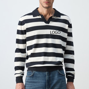 Camiseta Informal de Manga Larga para Hombre, Diseño de Alta Calidad con Servicio OEM, Logotipo Personalizable y Cuello Camisero - Product Image 1
