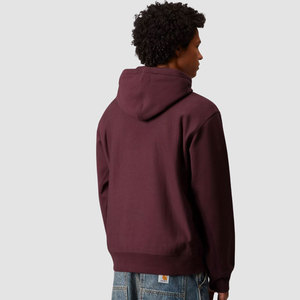 Sudadera con Capucha Negra para Hombre, Corte Holgado, Informal, 100% Algodón, Diseño con Bolsillo, para Otoño - Product Image 4