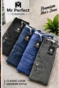 Pantalones Vaqueros de Mezclilla para Hombre, Diseño de Seis Bolsillos, Pantalones Casuales, Elegantes y Utilitarios, Pantalones Cargo Modernos, Cómodos para el Uso Diario - Product Image 2