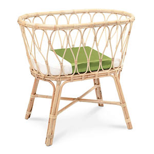 Cuna de madera maciza para bebé, cunas de ratán para bebés, moisés de bajo costo para muebles de habitación infantil, éxito de ventas - Product Image 2