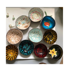 Luxury <b>Coconut</b> <b>Shell</b> Bowl Mother Of Pearl <b>Coconut</b> Bowl Eggshell Gold Lacquer <b>Coconut</b> Bowl Handmade Vietnam Supplier - Product Image 6