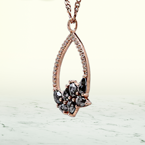 ICEDJEWELZ เครื่องประดับเพชรชั้นดี วินเทจ เงินแท้ เงินชุบ ปรับแต่งได้ ประดับเพชรโมอิสซาไนต์ทรงบริลเลียนท์ จี้คลาสสิก - Product Image 6