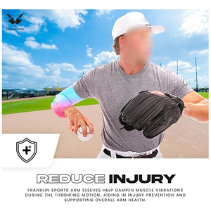 Manga de Béisbol Transpirable de Calidad Premium con Sublimación Degradada Rosa y Azul, Novedad, Mejor Proveedor, Precio Mayorista - Product Image 5