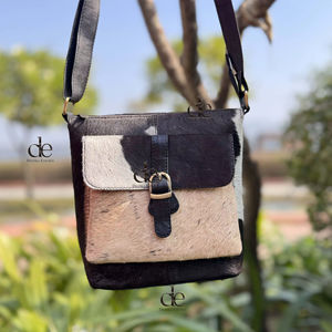 New Design Sling <b>Bag</b> Cowhide Leather Handbag Gypsy Boho Hair on Hide Fur Vintage Handmade Western Style <b>Bag</b> Multi Uses <b>Bags</b> - Product Image 1