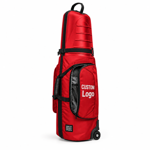 Sac de voyage de golf personnalisé en gros avec protection rembourrée pour clubs, roulettes, fermeture éclair et grande capacité, housse de voyage pour le golf - Product Image 1