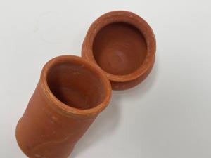 Bols jetables en céramique traditionnels pour servir des desserts et des collations au chai, à la crème glacée, avec un attrait rustique authentique - Product Image 5