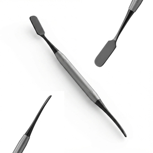 Élévateur périostal dentaire double extrémité noir avec poignée ergonomique, instrument manuel de classe I - Product Image 1