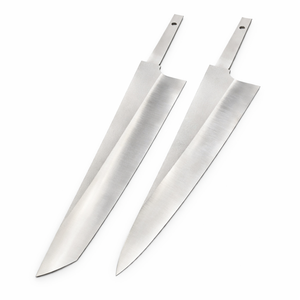 มีดเชฟสแตนเลสแบบมืออาชีพ ใบมีดเปล่าไม่ผ่านการตกแต่ง  มีดครัวแบบเปล่า รับผลิตตามสั่ง ขายส่ง - Product Image 1