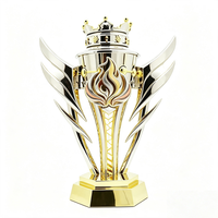 Trophée de sport en métal sur mesure, design inédit, prix d'usine, personnalisé avec précision, fiable et éprouvé dans le temps, pour baseball et football