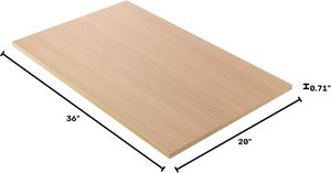 Tablero de Mesa de Madera Laminada Moderna, Superficie de Encimera de Madera Sólida para Cocina, Restaurante, Mesa de Café, Venta al por Mayor - Product Image 2