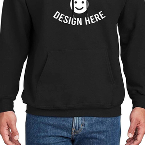 เสื้อฮู้ดผู้ชายสั่งทำพิเศษสำหรับฤดูหนาว พร้อมสกรีนโลโก้ตามแบบที่ต้องการ ขั้นต่ำ 2 ชิ้น ดีไซน์กระเป๋า - Product Image 6