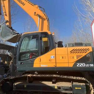 Excavatrice Hyundai 220lc-9s en excellent état utilisée avec la pompe à moteur et les composants PLC directement de Corée - Product Image 1