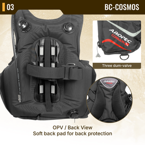 เสื้อชูชีพดำน้ำแบบ BCD สำหรับงานหนัก ผลิตตามแบบ OEM ODM พร้อมโลโก้สั่งทำพิเศษ ทำจากไนลอนทนทาน เหมาะสำหรับศูนย์ดำน้ำและโรงเรียนสอนดำน้ำ - Product Image 4