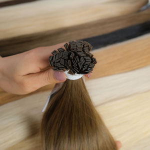 Extensiones de Cabello Humano Remy Vietnamita 100% Natural, Color Castaño Liso, Punta Plana, de Vietnam, al por Mayor - Product Image 2