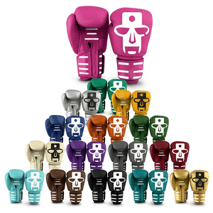 Nuevos Guantes de Boxeo Hechos a Medida para Entrenamiento, Sparring, MMA, Kickboxing, Guantes para Saco de Boxeo con Espuma de Alta Densidad y Soporte para Muñeca, Unisex - Product Image 1