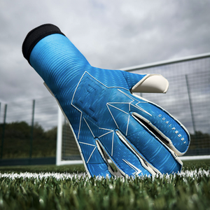 Gants de gardien de but de football professionnels pour adultes en latex, personnalisables, unisexes, antidérapants, avec protection des doigts, en cuir PU + latex - Product Image 5