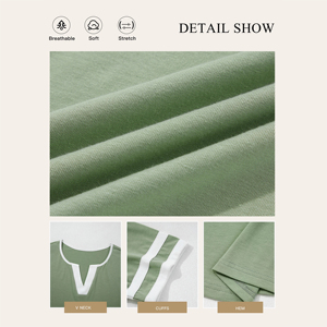 เสื้อยืดคอกลมแฟชั่นสำหรับผู้หญิง พิมพ์โลโก้ตามสั่ง ขายส่ง เหมาะสำหรับใส่เที่ยว ทานอาหารกลางวัน หรือเดินทาง - Product Image 6