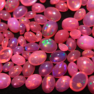 Pink Opal Ethiopian Opal Oval Cut Gemstone Colorful Opal Natural Opal Multi <b>Fire</b> And Play Of Color Opal For Jewelry Making - Product Image 1
