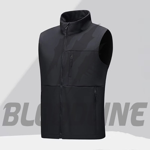 Gilet coupe-vent sans manches pour homme Bloodline, bleu foncé, impression par sublimation, vêtements d'extérieur pour l'hiver - Product Image 2