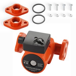 Pompa di Ricircolo Acqua Calda in Ghisa da 16 Piedi, 120V AC, 23GPM, con Connessione a Flangia da 1 Pollice - Product Image 1