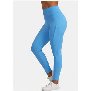 Leggings Deportivos de Compresión Ligeros para Mujer, Leggings de Yoga para Entrenamiento, Secado Rápido, Gimnasio, 100% Poliéster - Product Image 1