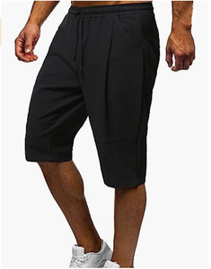 Pantalon de plage mi-long élastique pour homme - Séchage rapide, respirant, imperméable, écologique, coupe ample, décontracté, sportif, 5 pouces - Product Image 4