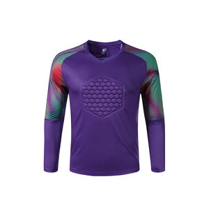 New Model Custom Soccer Goalkeeper Jerseys <b>Shorts</b> <b>Sets</b> Long Sleeve Football Wear Goalkeeper Shirts Uniform <b>Sets</b> For <b>Men</b> - Product Image 3