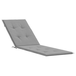Cuscino per sdraio esterno grigio 29.5 \ "+ 41.3 \" x19.7 \ "x1.6 \" cuscino destinato a Comfort e stile - Product Image 2