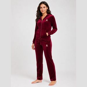 Premium <b>Velour</b> <b>Tracksuit</b> For Women With Matching Hoodie And Joggers Soft Durable Fabric Ideal For Fashion Apparel Suppliers - Product Image 4