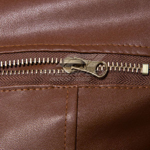 Breathable Wholesale Outdoor Use <b>Winter</b> <b>Leather</b> <b>Jacket</b> Stand Collar Customizable Lightweight Men's High Quality - Product Image 6