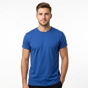 T-shirt personnalisé uni de haute qualité, coupe carrée, 100 % coton épais, épaules tombantes, coloré – Fabricant - Product Image 4